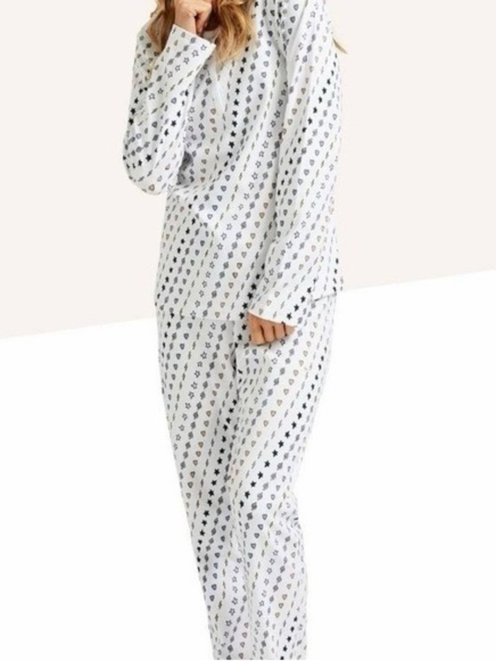 Roller Rabbit x Peloton pajama set